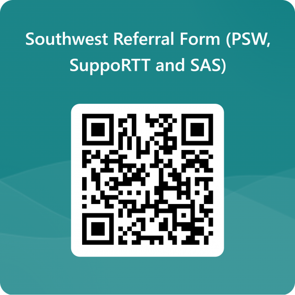 QRCode for Southwest Referral Form PSW SuppoRTT and SAS
